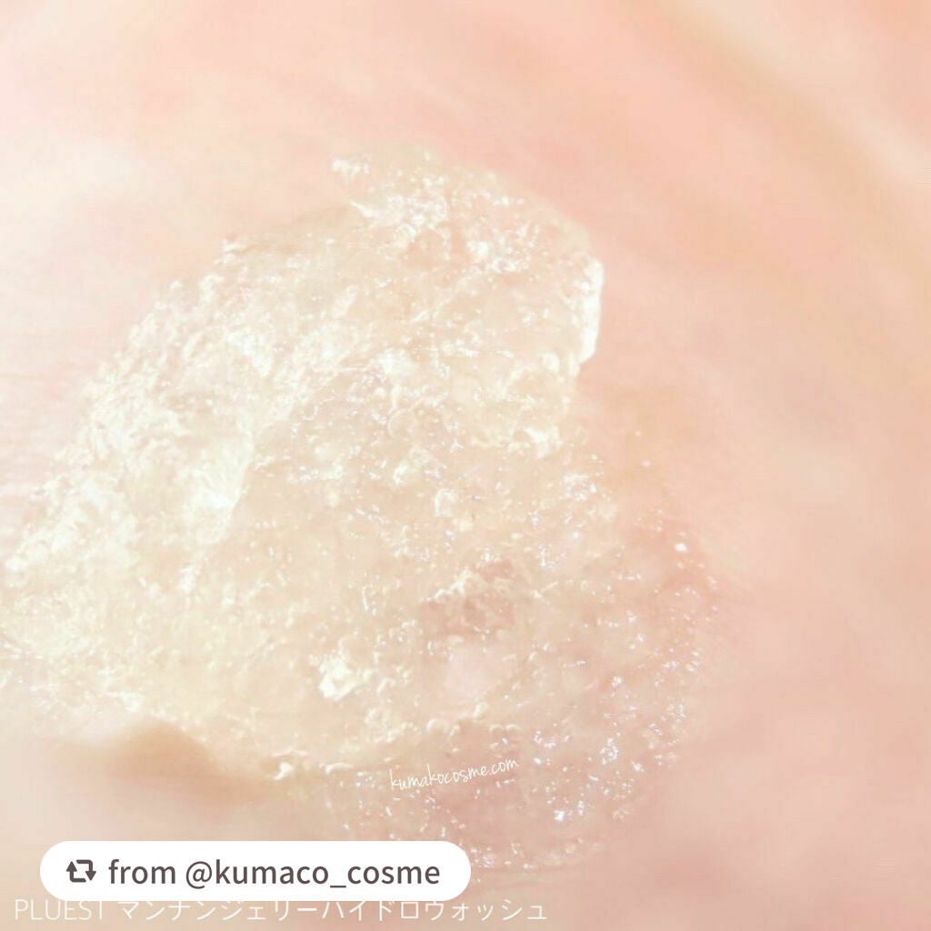 マンナンジェリーハイドロウォッシュ/PLUEST/洗顔料を使ったクチコミ(3枚目)