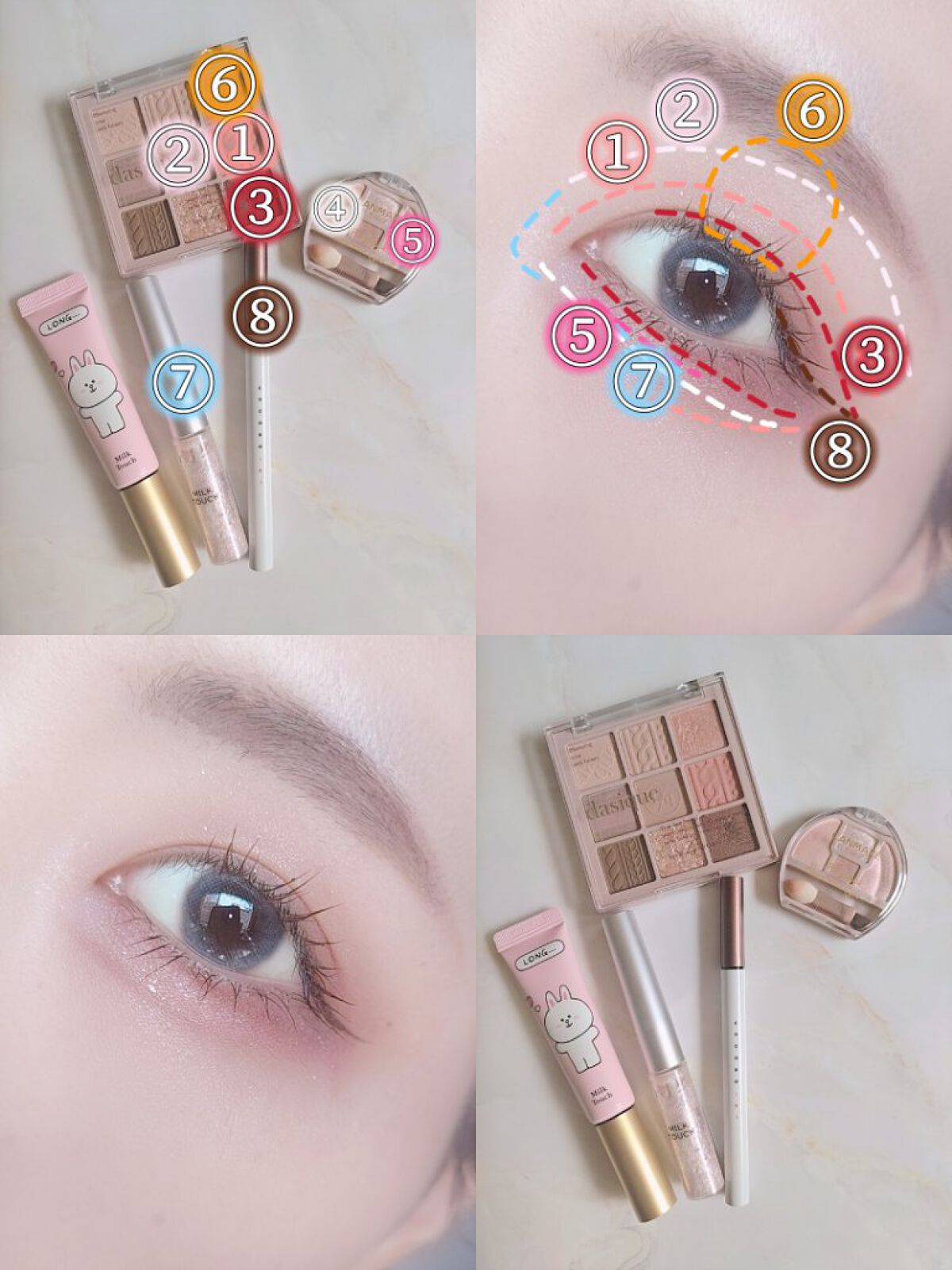 シャドウパレット/dasique/アイシャドウパレットを使ったクチコミ（3枚目）