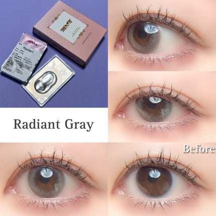 Radiant(ラディアント)/カラコンムーン/1ヶ月(1MONTH)カラコンを使ったクチコミ(8枚目)