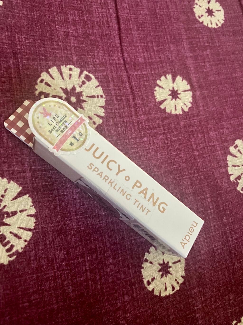 アピュー ジューシーパン スパークリングティント/A’pieu/口紅を使ったクチコミ(1枚目)