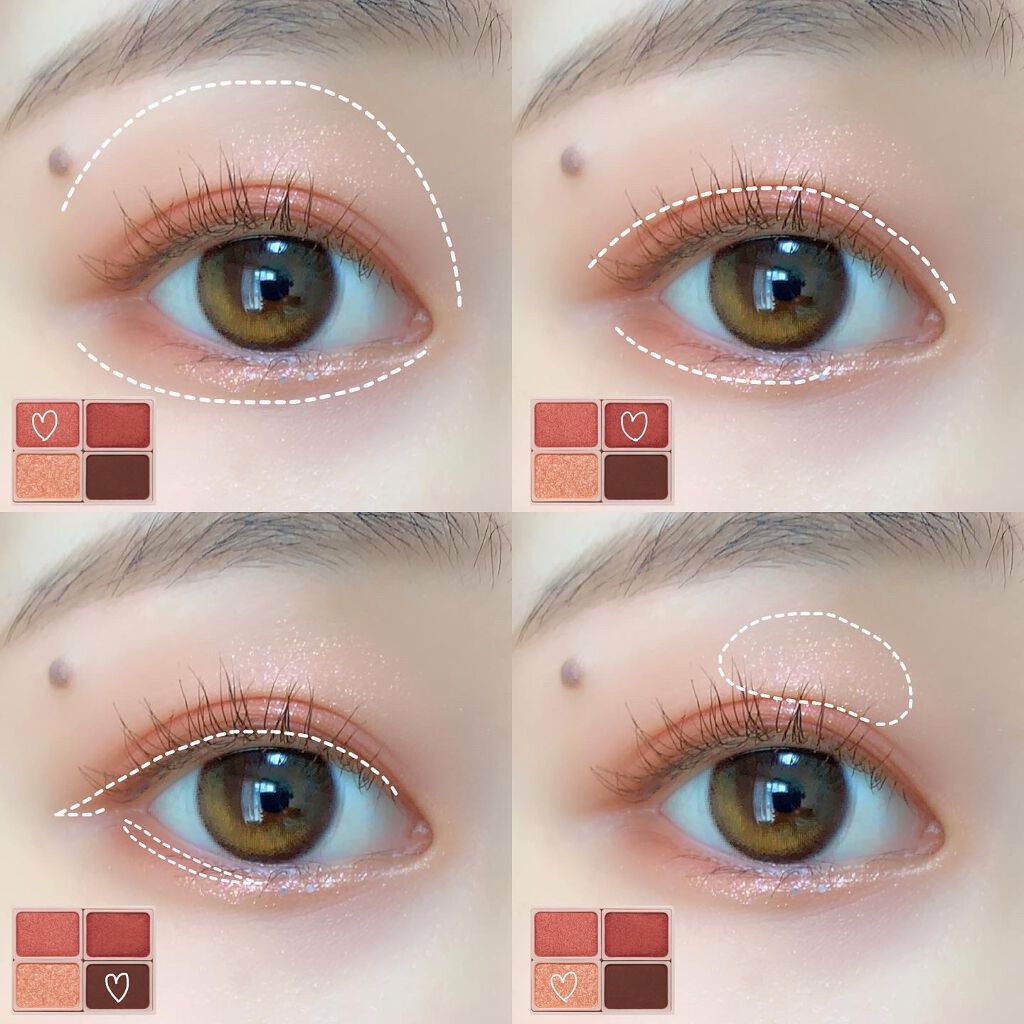 ドレッシーシャドウ/CipiCipi/アイシャドウパレットを使ったクチコミ（2枚目）