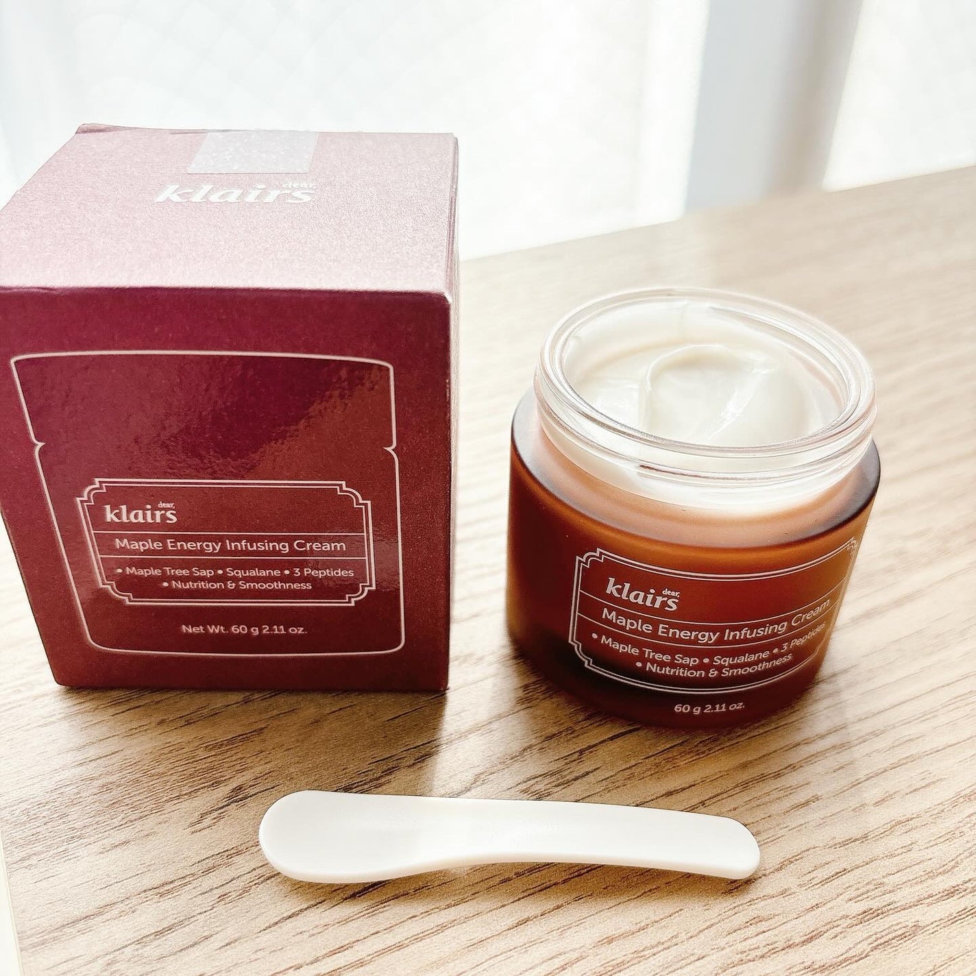 メープルエナジーインフュージングクリーム/Klairs/フェイスクリームを使ったクチコミ(2枚目)