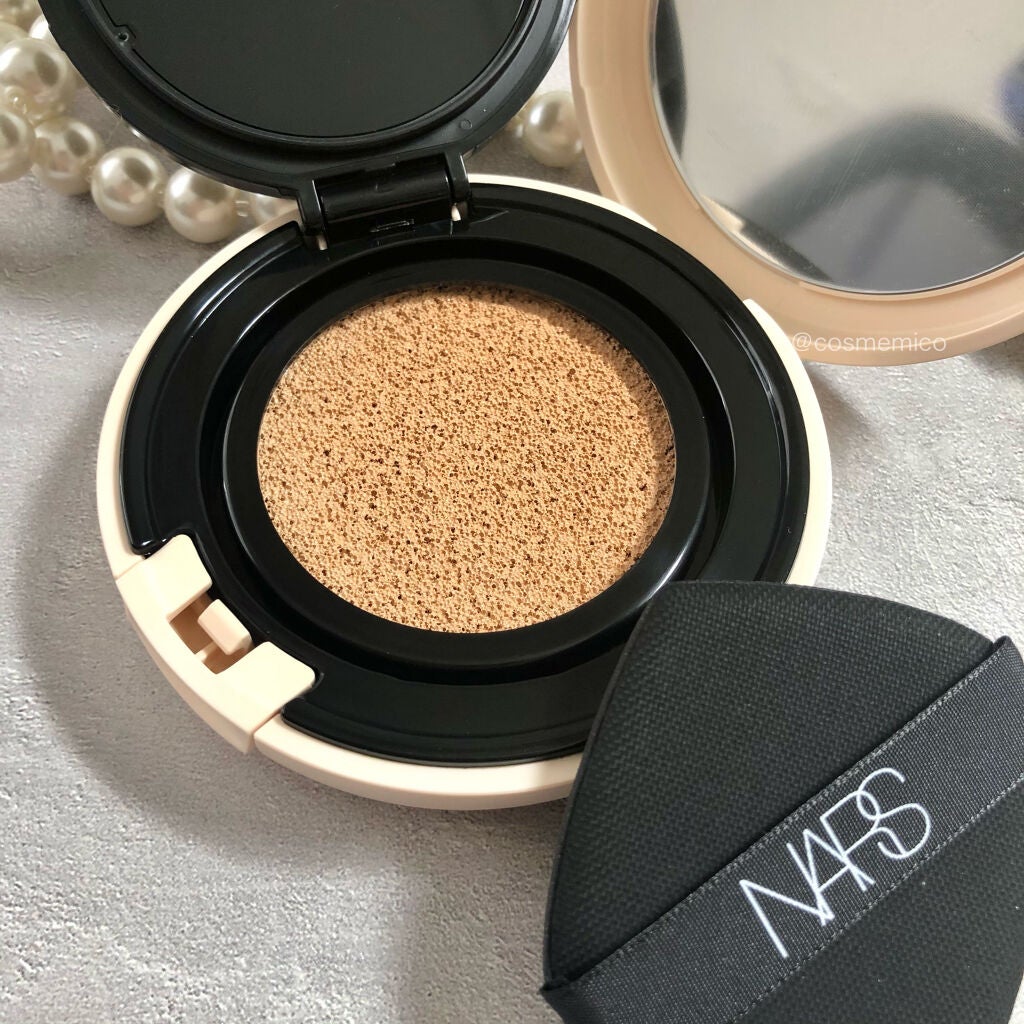 ピュアラディアントプロテクション アクアティックグロー クッションファンデーション SPF50+/PA+++/NARS/クッションファンデーションを使ったクチコミ(3枚目)