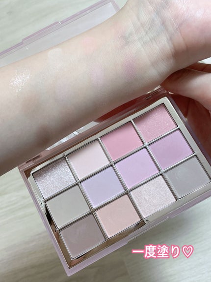 ソフトブラーリングアイパレット/wakemake/アイシャドウパレットを使ったクチコミ(3枚目)