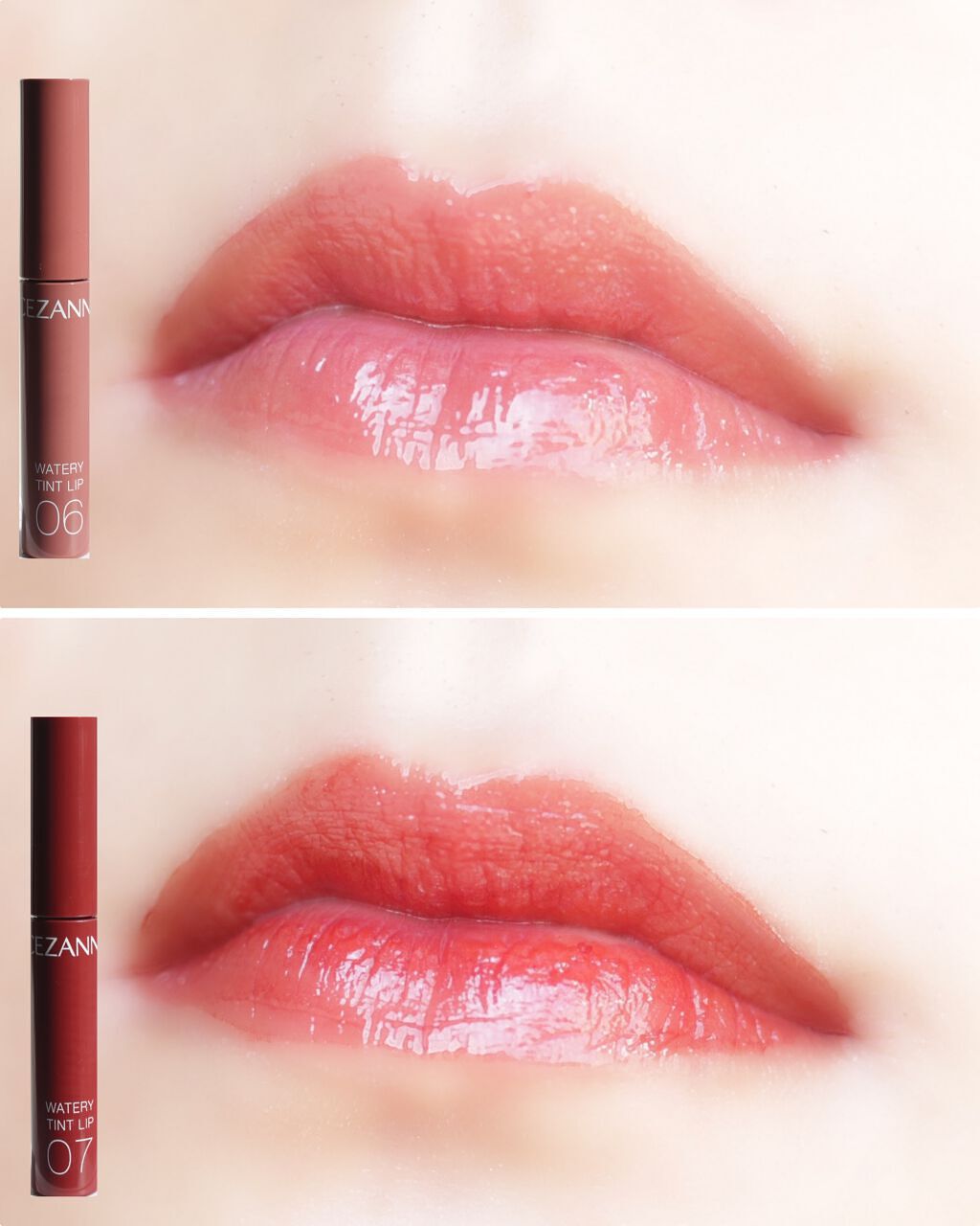 ウォータリーティントリップ/CEZANNE/リップティントを使ったクチコミ(4枚目)