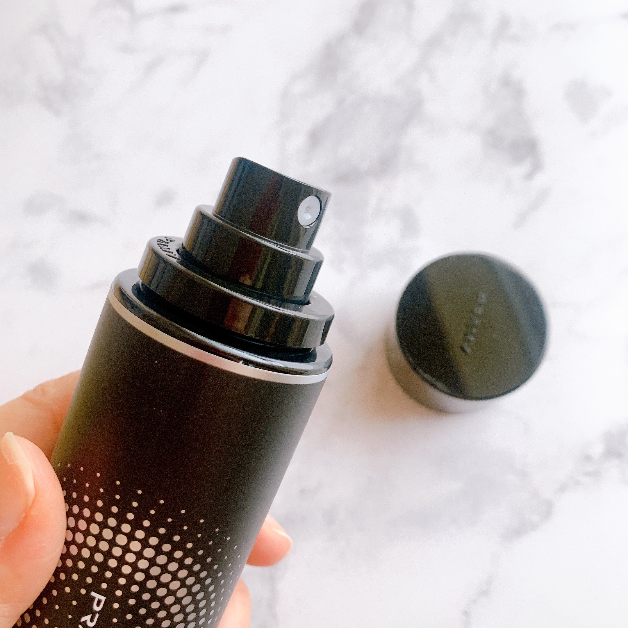 PRAMY メイクアップセッティングミスト マットタイプ/PRAMY/フィックスミストを使ったクチコミ（3枚目）