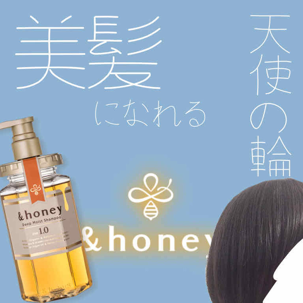 ディープモイスト シャンプー1.0／ヘアトリートメント2.0/&honey/市販シャンプーを使ったクチコミ（1枚目）