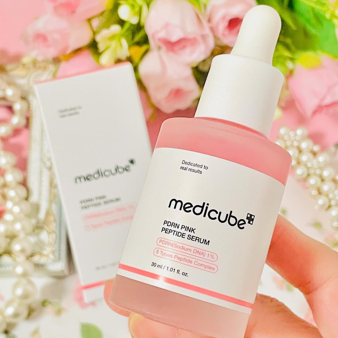 PDRNピンクアンプル PDRN 10,000ppm配合/MEDICUBE/美容液を使ったクチコミ(4枚目)