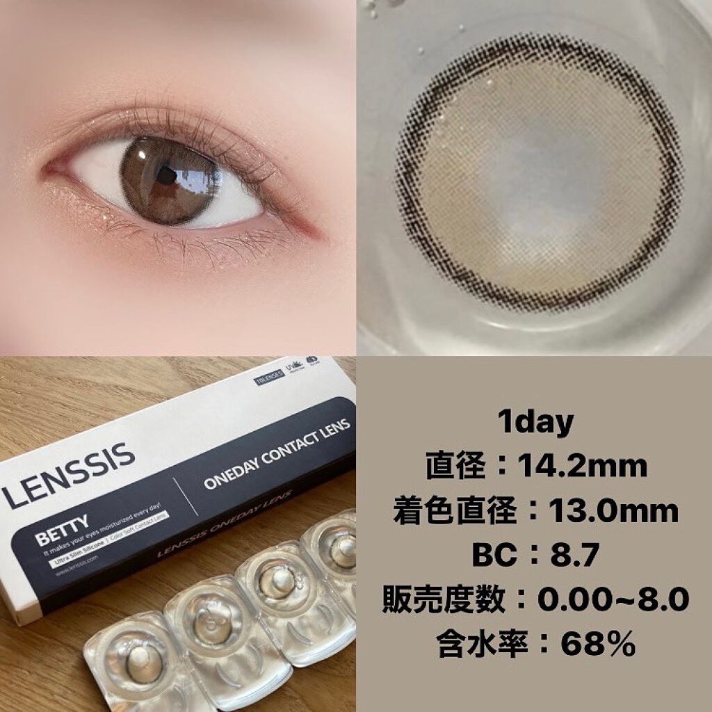 ベティーシリーズ/LENSSIS/カラーコンタクトレンズを使ったクチコミ(3枚目)