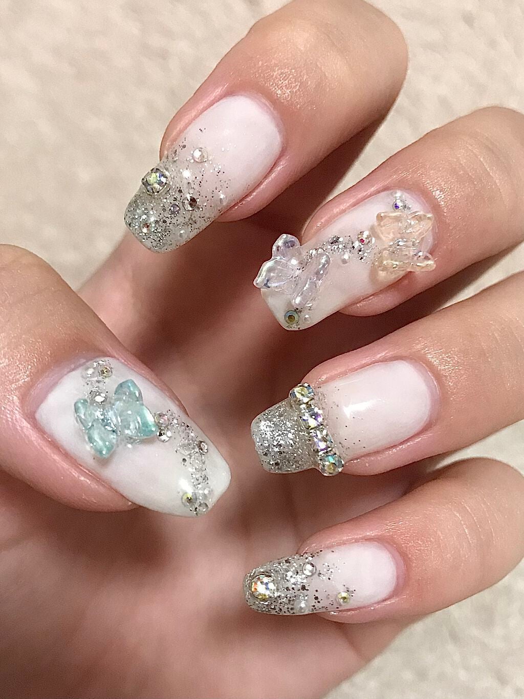 ジェルネイル(ライト対応)/セリア/ジェルネイルを使ったクチコミ(1枚目)