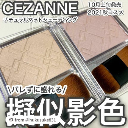 ナチュラルマットシェーディング/CEZANNE/シェーディングを使ったクチコミ(1枚目)