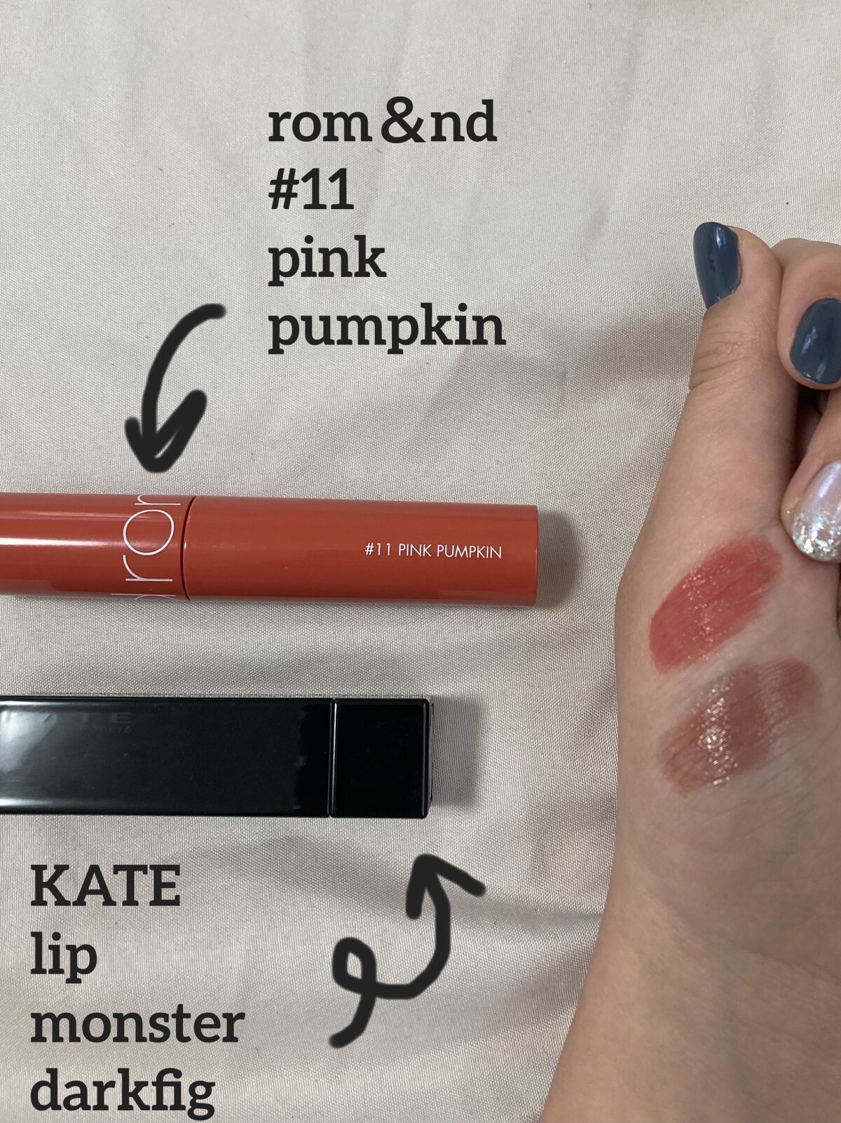 ジューシーラスティングティント/rom&nd/リップティントを使ったクチコミ（2枚目）