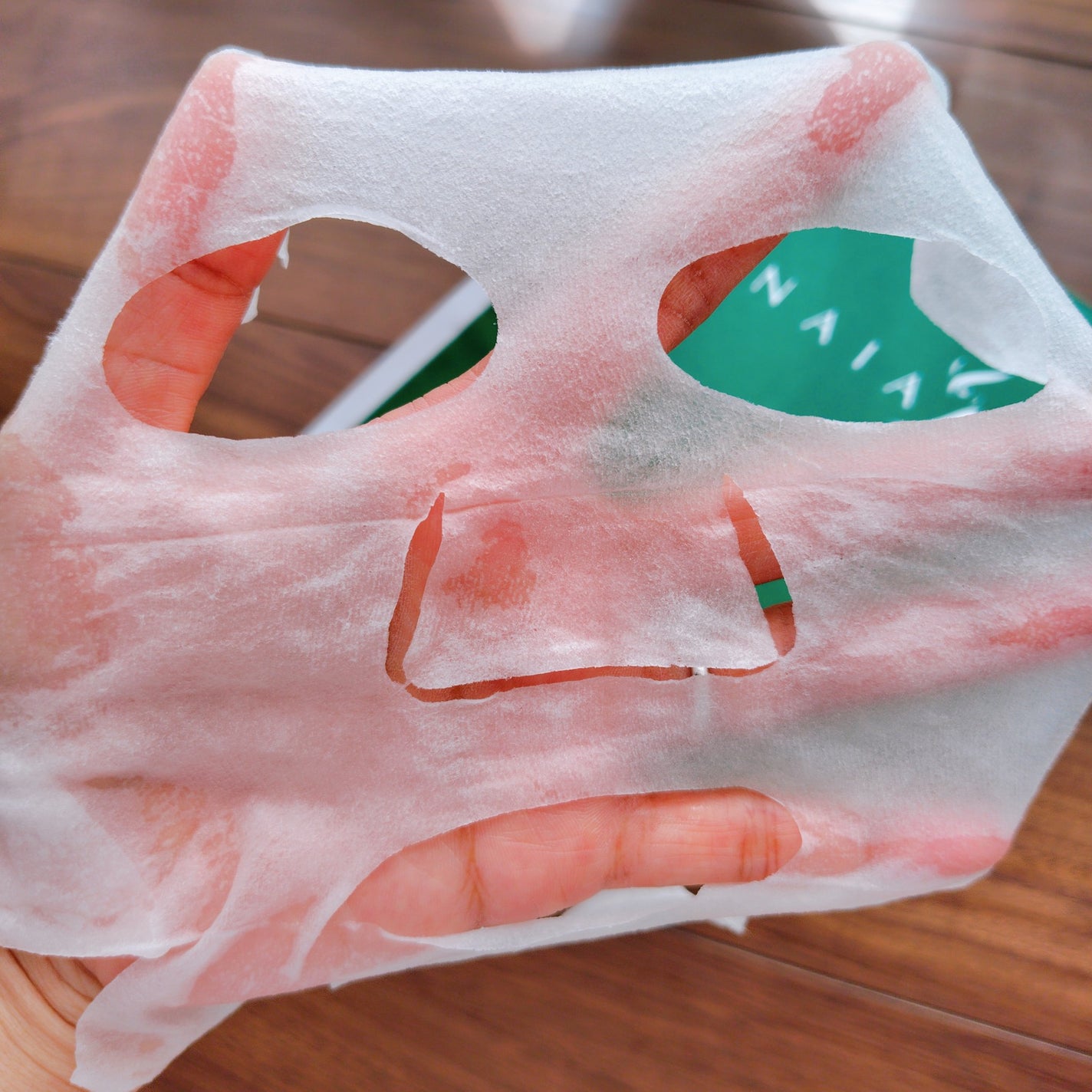 酒粕フェイスマスク 7枚入り(個包装)/NAIA/シートマスク・パックを使ったクチコミ(4枚目)