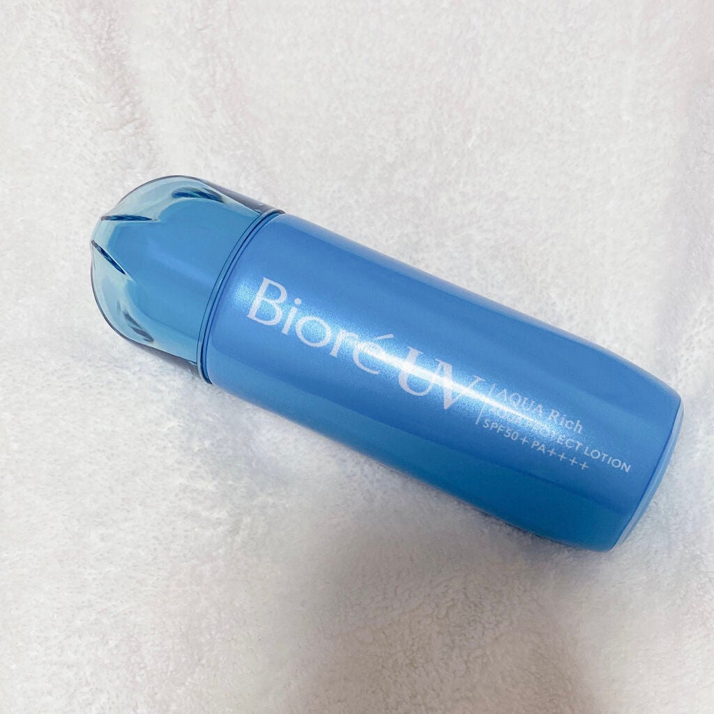 ビオレUV アクアリッチ アクアプロテクトローション(水層パック)/ビオレ/日焼け止めローションを使ったクチコミ(3枚目)