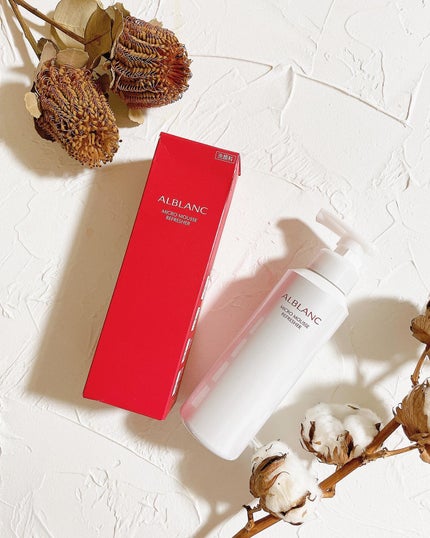 マイクロムース リフレッシャー/ALBLANC/泡洗顔を使ったクチコミ(2枚目)