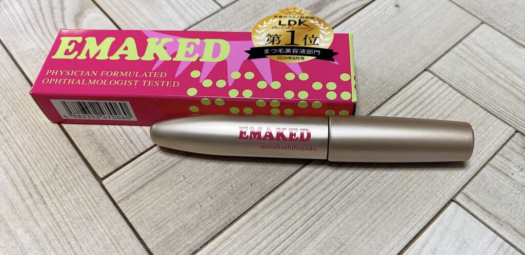 EMAKED（エマーキット）/水橋保寿堂製薬/まつげ美容液を使ったクチコミ（1枚目）