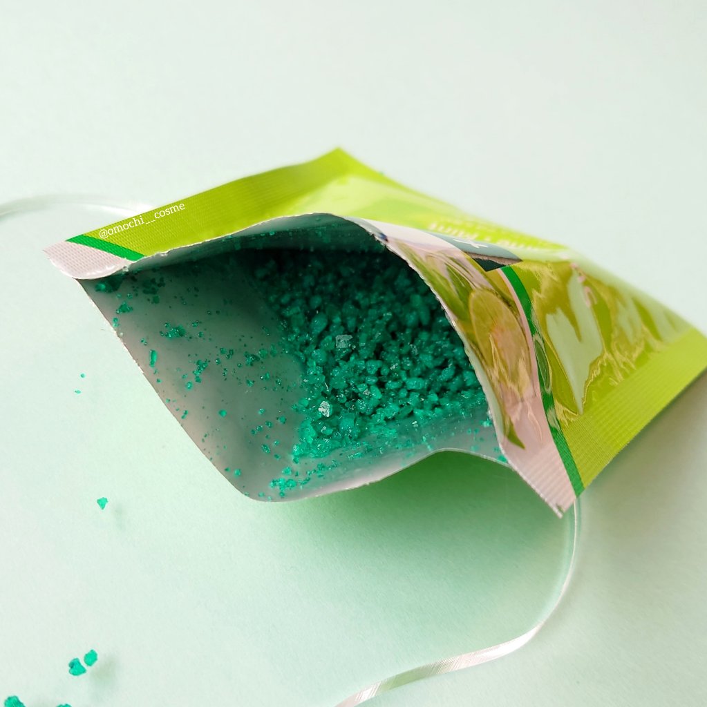 クナイプ バスソルト ライムミントの香り/クナイプ/無機塩系入浴剤を使ったクチコミ（3枚目）