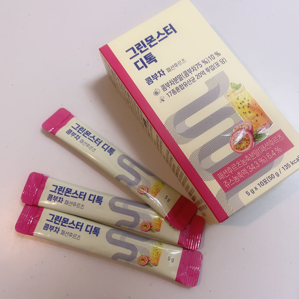 デトックスコンブ茶/グリーンモンスター/コンブチャを使ったクチコミ（2枚目）