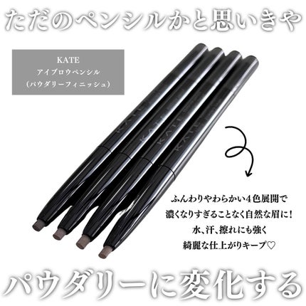 ケイト アイブロウペンシル(パウダリーフィニッシュ)/KATE/アイブロウペンシルを使ったクチコミ(2枚目)