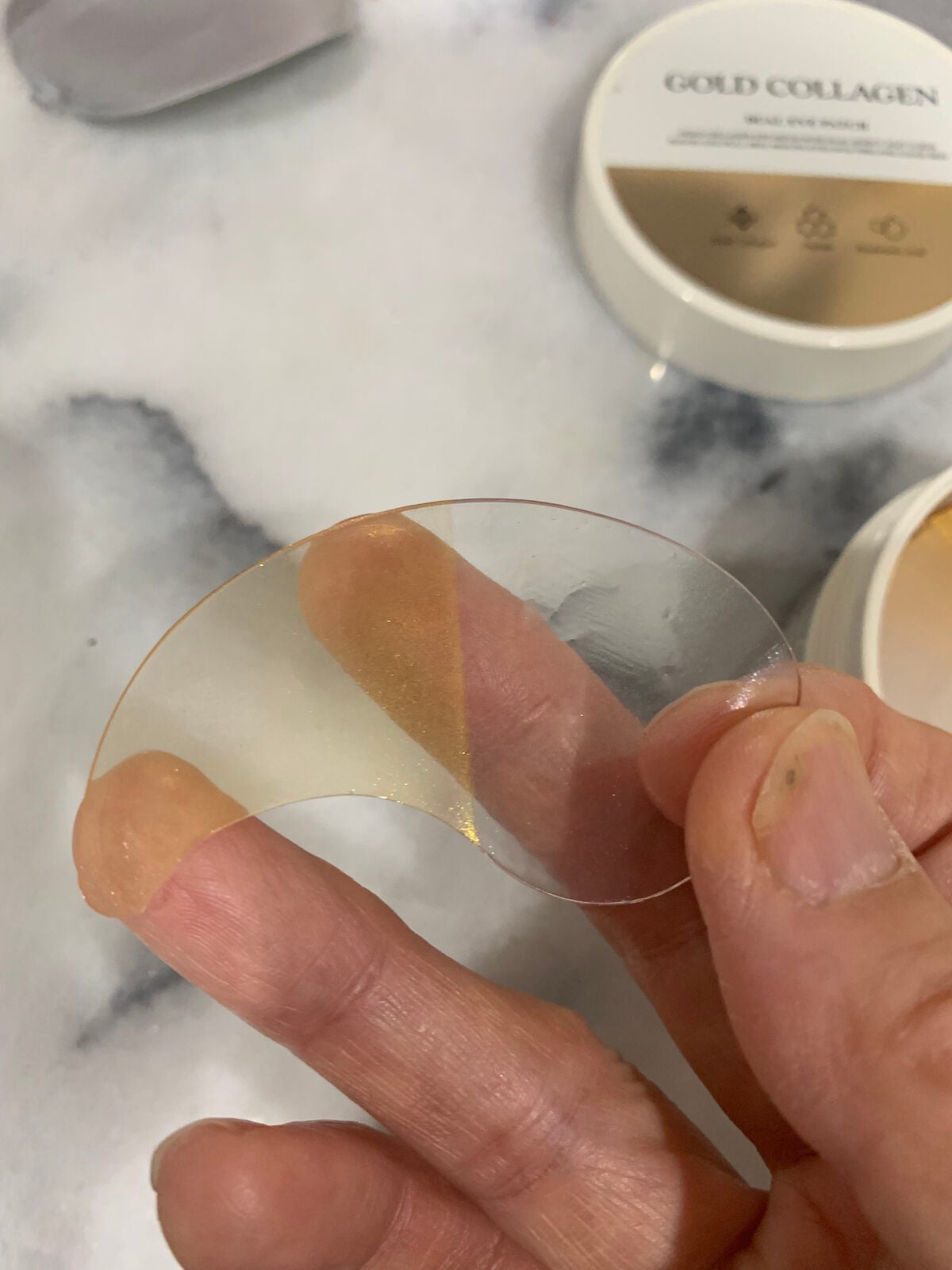 GOLD COLLAGEN DUAL EYE PATCH/SNP/アイケア・アイクリームを使ったクチコミ(3枚目)