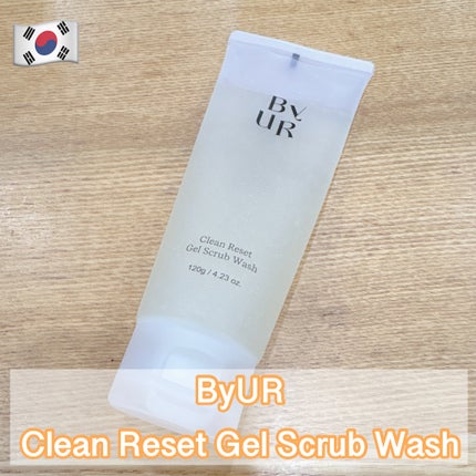 クリーンリセット ジェルスクラブウォッシュ/ByUR/その他洗顔料を使ったクチコミ(1枚目)