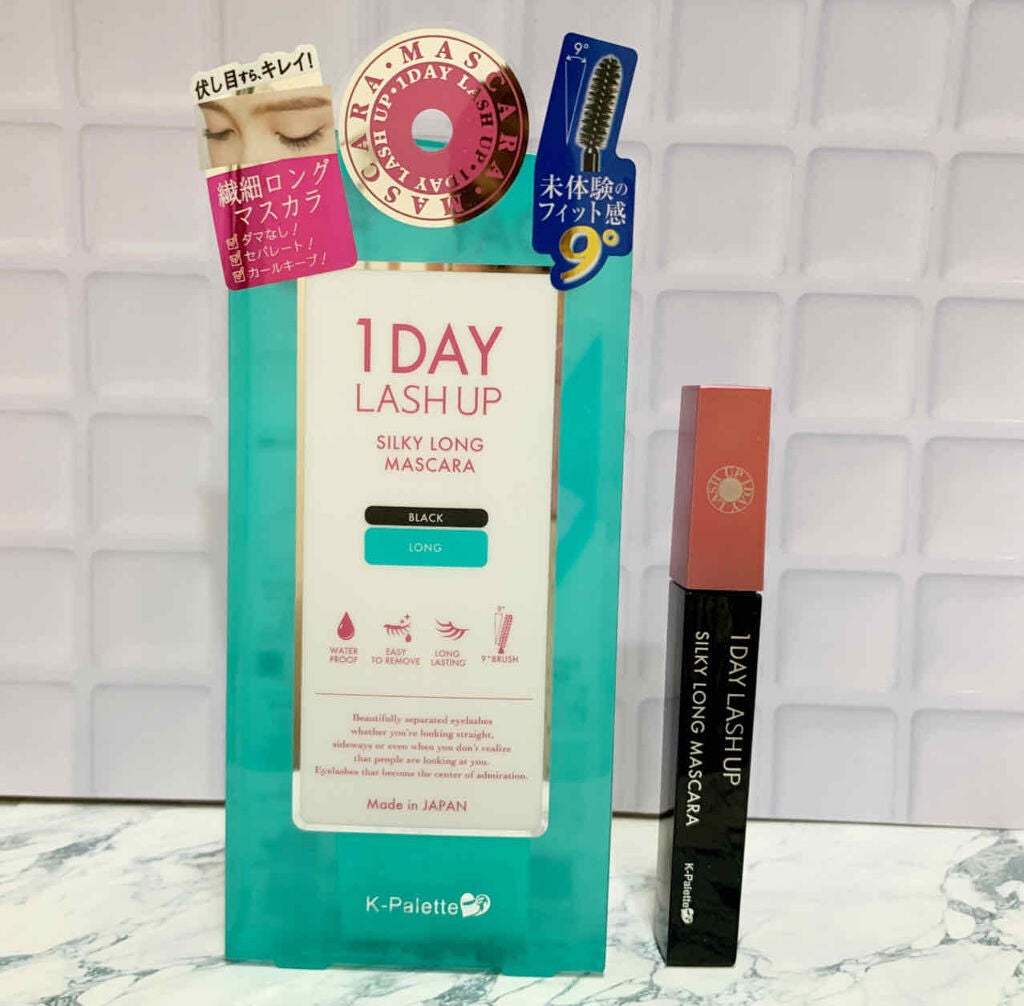 1DAY LASH UP シルキーロングマスカラa/K-パレット/マスカラを使ったクチコミ(1枚目)