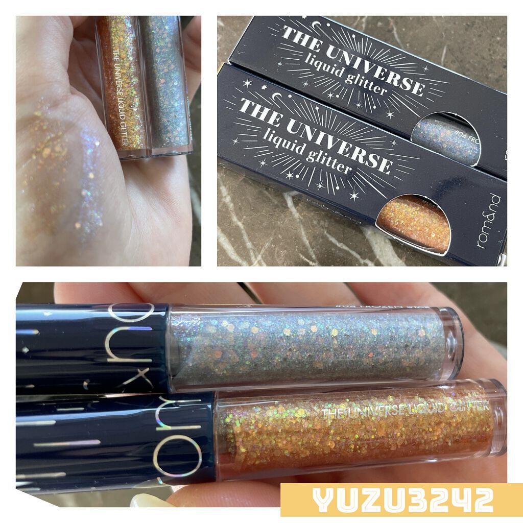 リキッド グリッター シャドウ/rom&nd/グリッターを使ったクチコミ（1枚目）