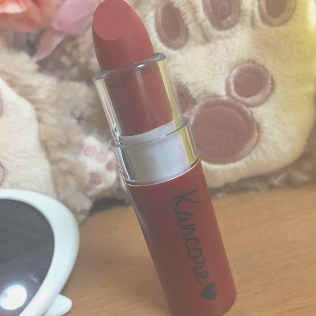 カンコレ マットリップスティック/DAISO/口紅を使ったクチコミ（1枚目）