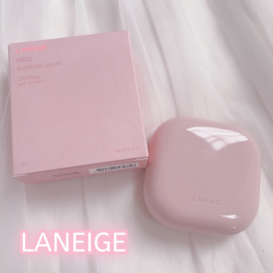 ネオクッション グロウ 21N/LANEIGE/クッションファンデーションを使ったクチコミ（1枚目）