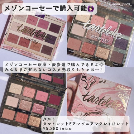 タルトレット E アマゾニアンクレイ パレット/tarte/アイシャドウパレットを使ったクチコミ(8枚目)