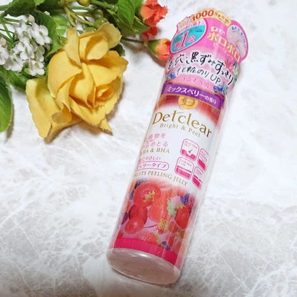 DETクリア ブライト&ピール ピーリングジェリー <ミックスベリーの香り>/Detclear/ピーリングを使ったクチコミ(1枚目)