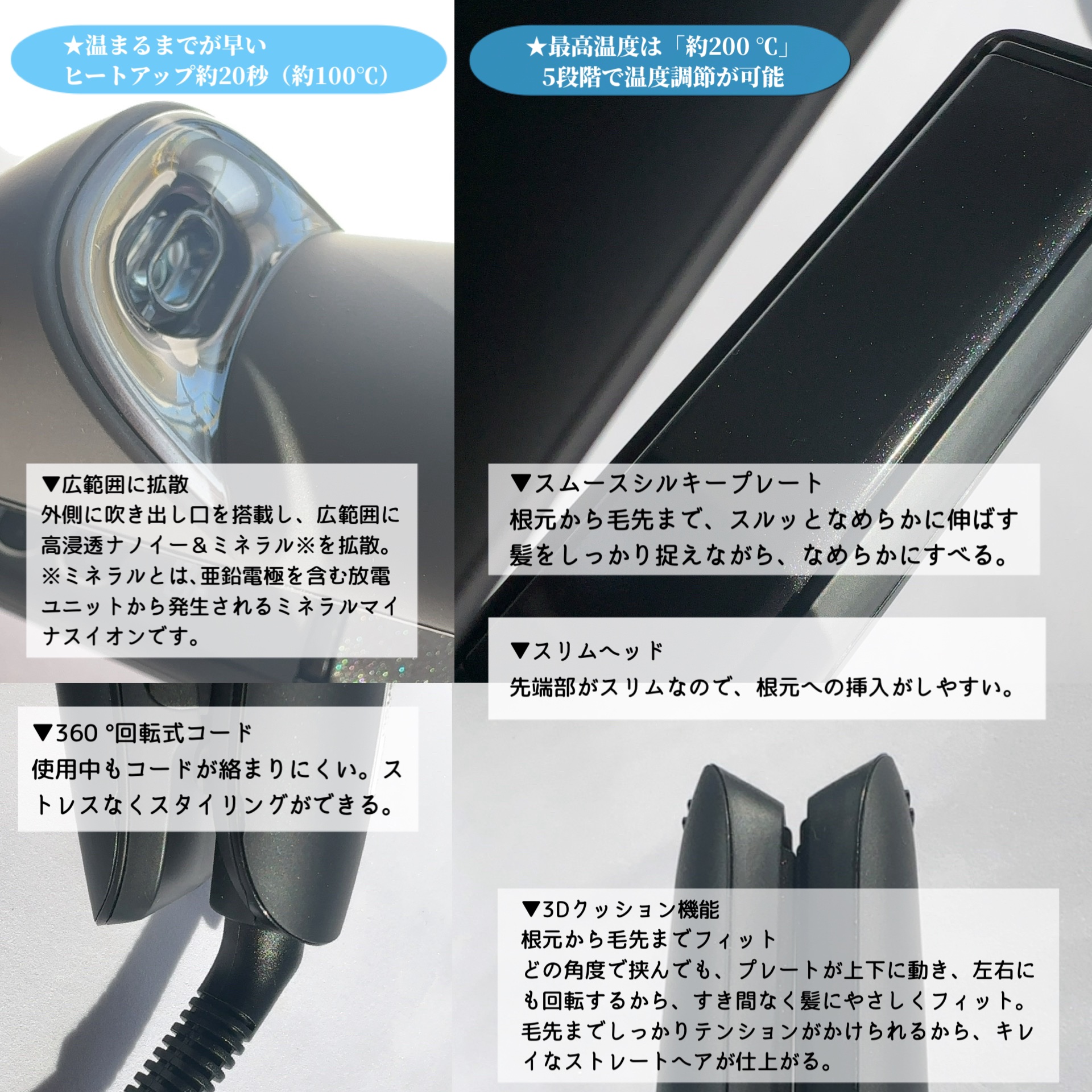 ストレートアイロン ナノケア EH-HN50/Panasonic/ストレートアイロンを使ったクチコミ（3枚目）