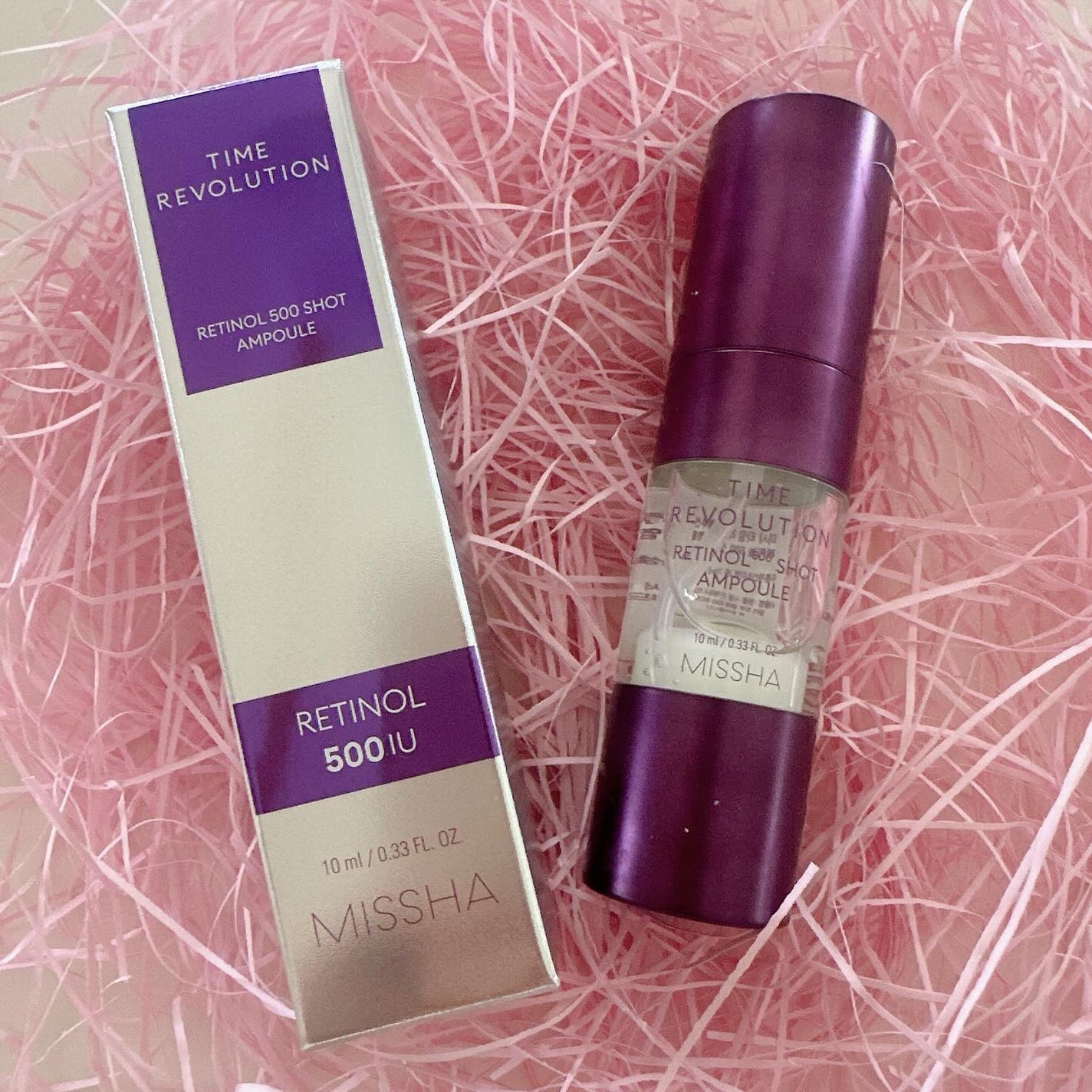 ミシャ タイムレボリューション レチ500ショット美容液/MISSHA/美容液を使ったクチコミ(1枚目)