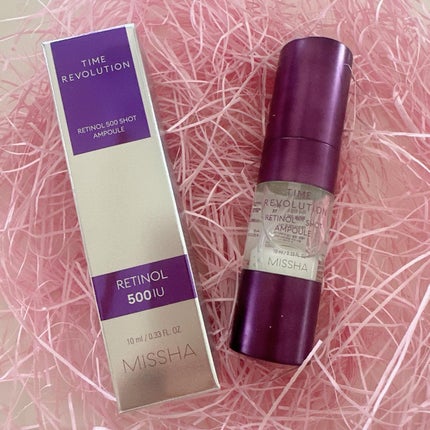 ミシャ タイムレボリューション レチ500ショット美容液/MISSHA/美容液を使ったクチコミ(1枚目)