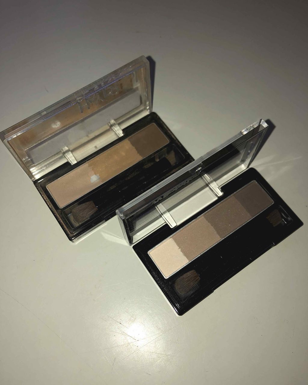 パウダーアイブロウ＆3Dノーズ 01 ライトブラウン/ヘビーローテーション/パウダーアイブロウを使ったクチコミ（1枚目）