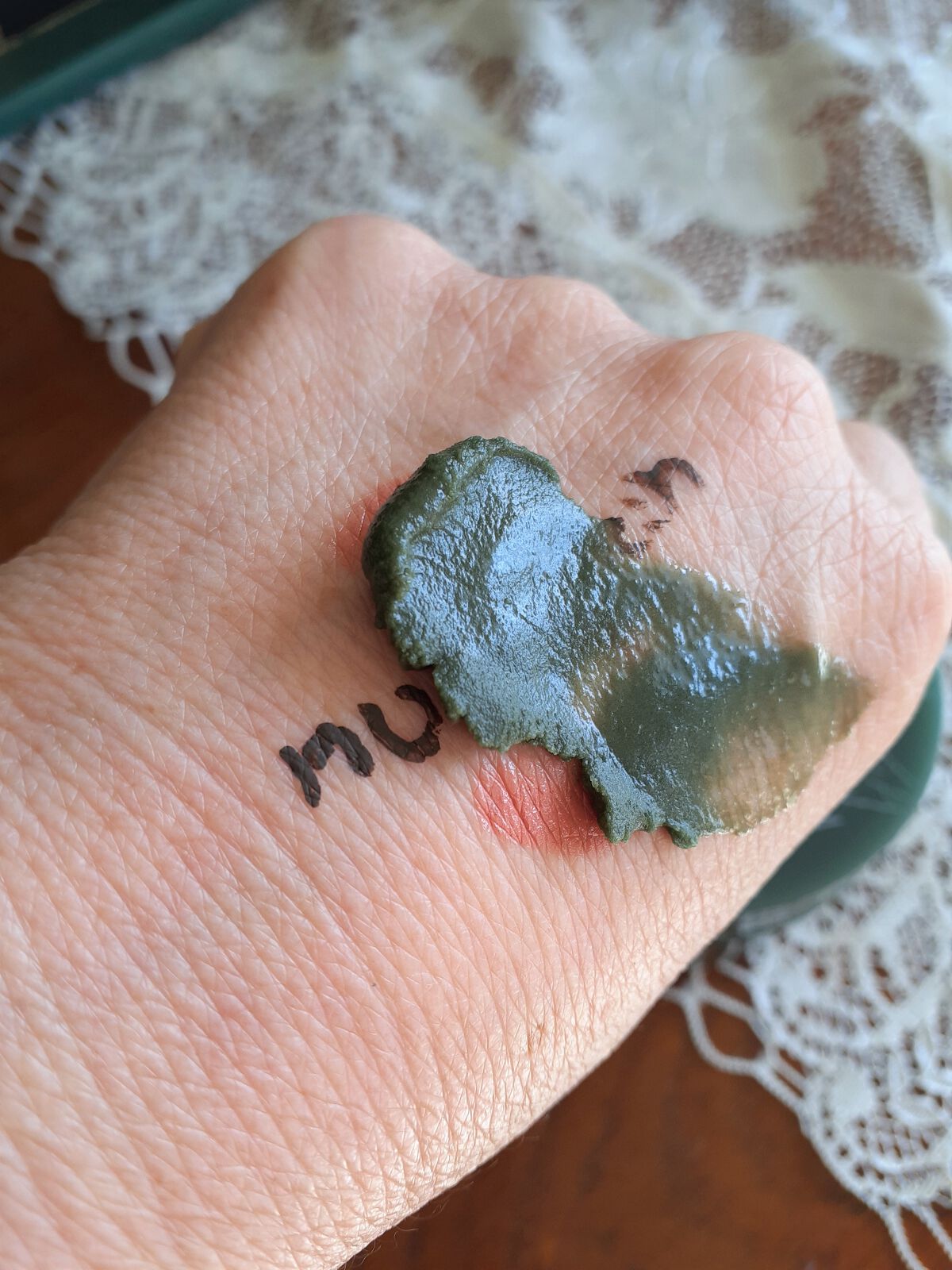 3番 緑茶炭毛穴パッククレンジングバーム/numbuzin/クレンジングバームを使ったクチコミ（3枚目）