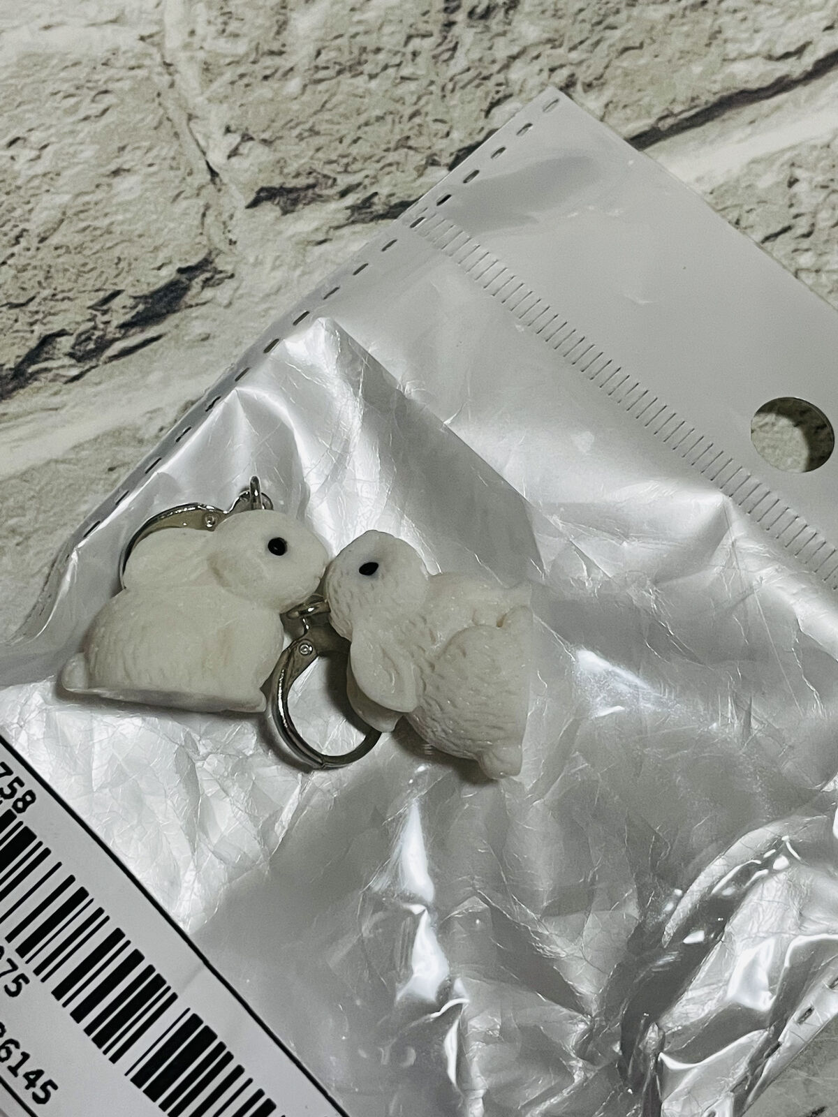 白うさぎピアス/SHEIN/その他を使ったクチコミ（1枚目）