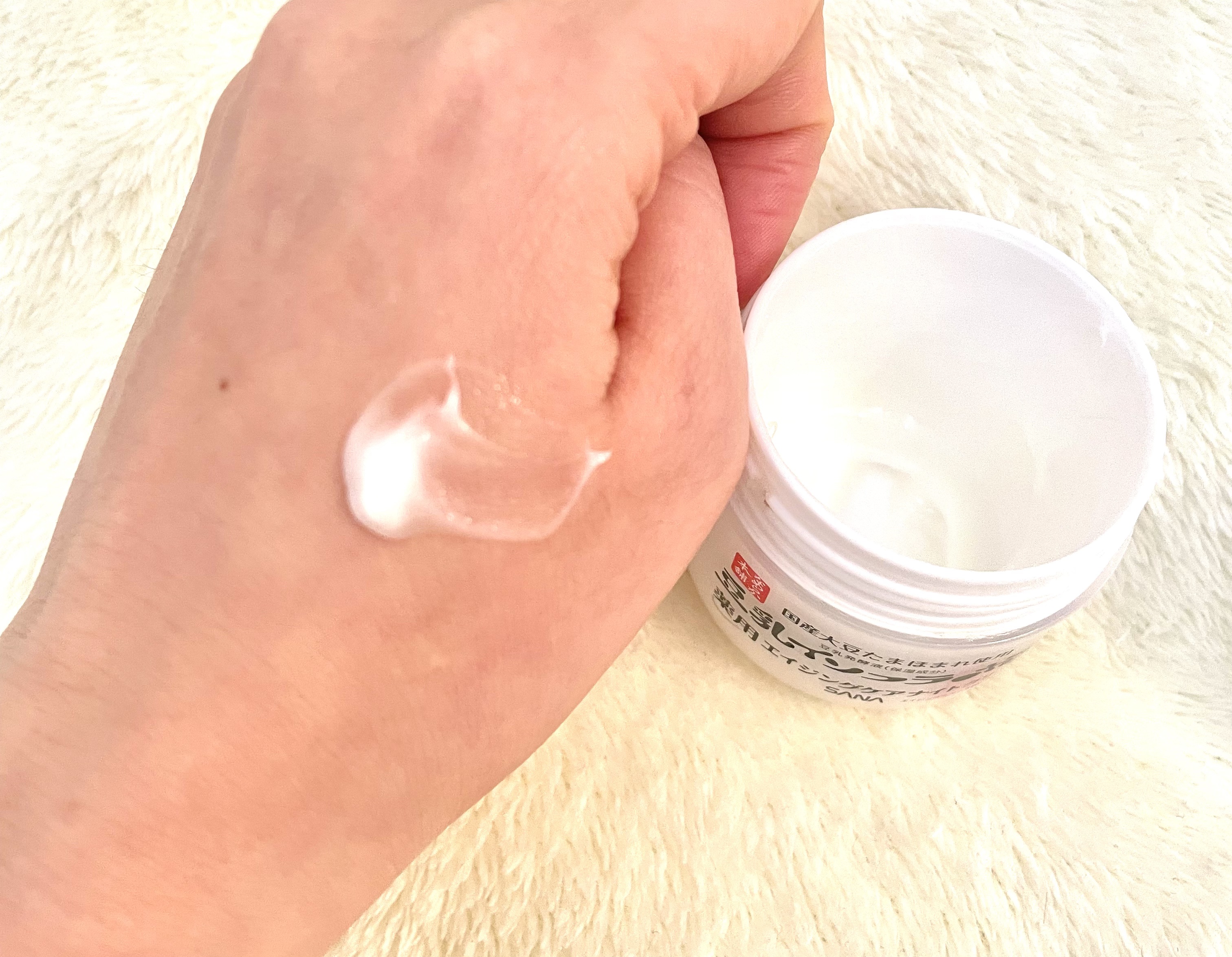 薬用リンクルナイトクリーム ホワイト/なめらか本舗/フェイスクリームを使ったクチコミ（2枚目）