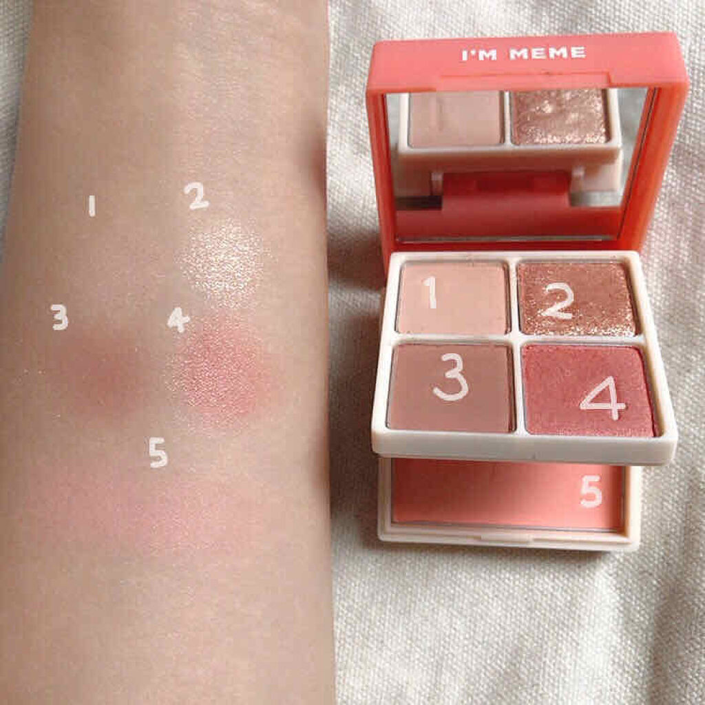 マルチキューブ/i’m meme/アイシャドウパレットを使ったクチコミ（2枚目）