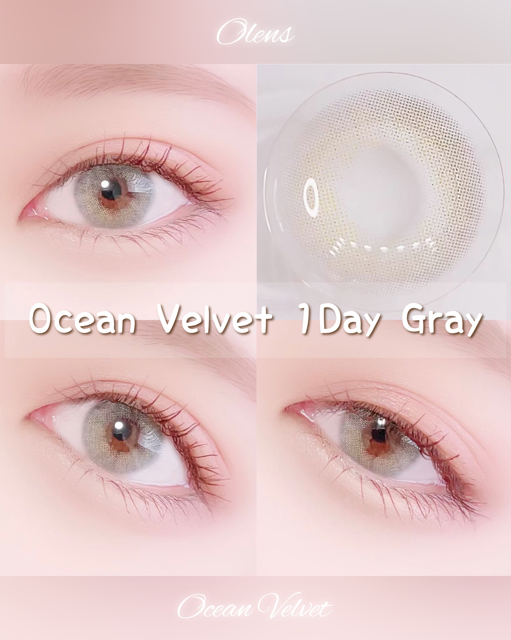 オーシャンベルベット 1day/OLENS/カラーコンタクトレンズを使ったクチコミ（3枚目）