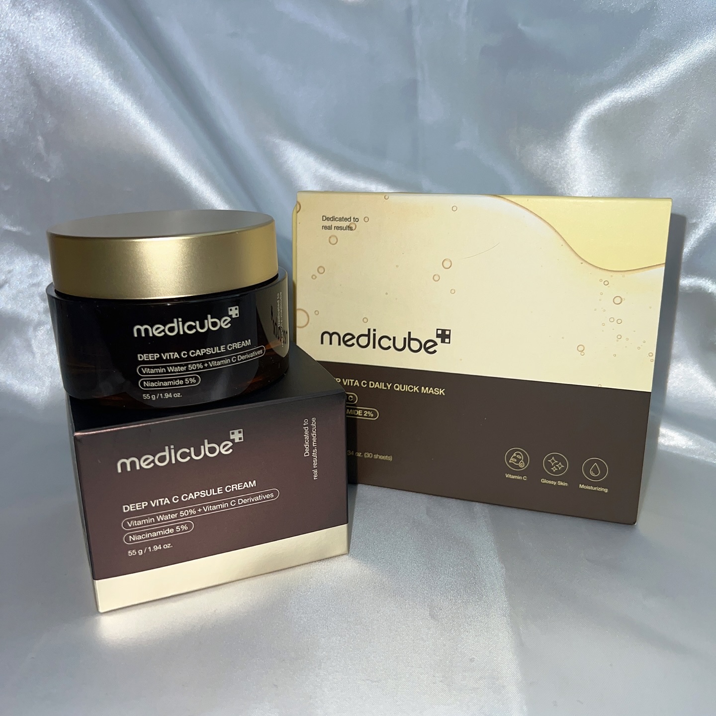 ディープビタCカプセルクリーム/MEDICUBE/フェイスクリームを使ったクチコミ（1枚目）