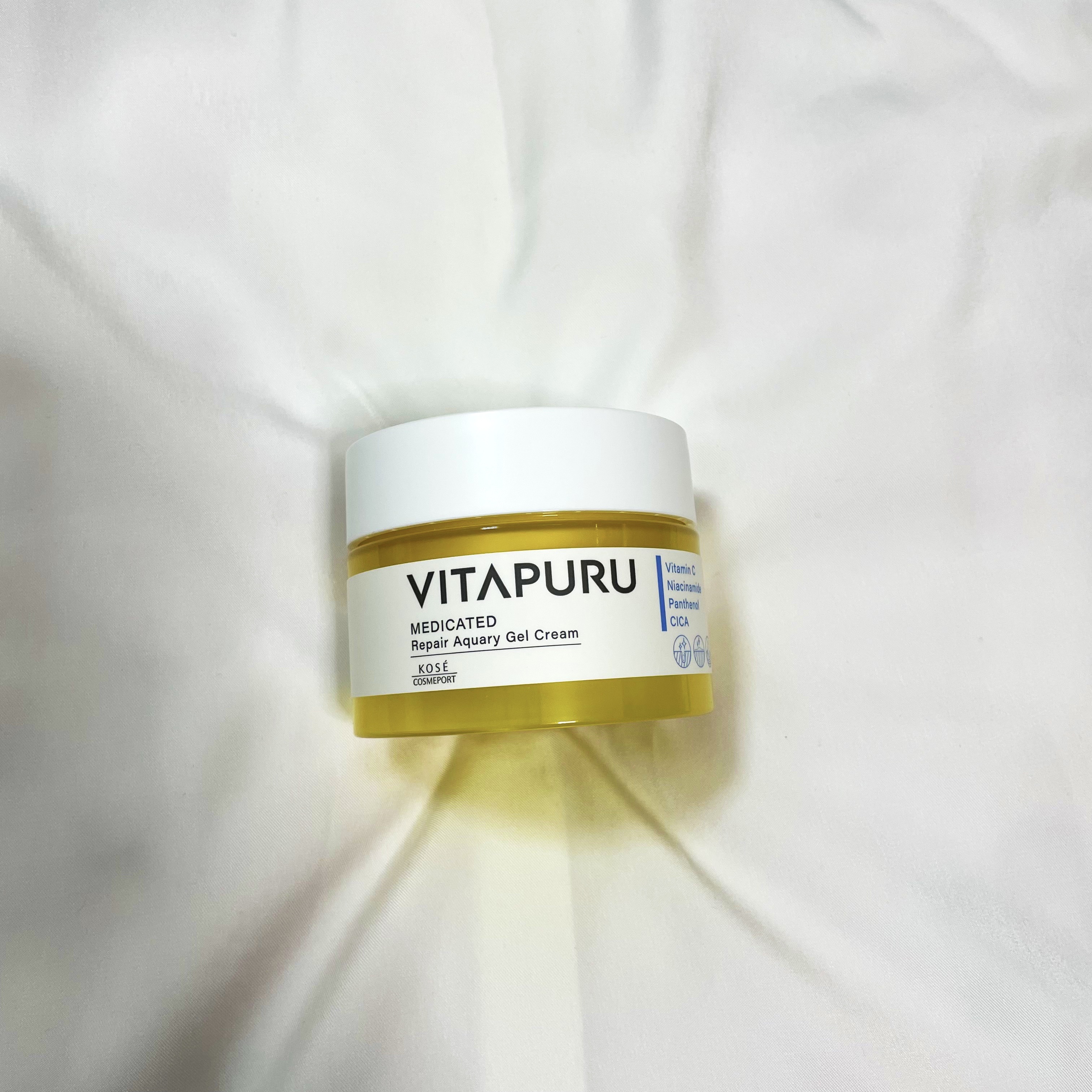 ビタプル リペアアクアリージェルクリーム/VITAPURU/フェイスクリームを使ったクチコミ（1枚目）