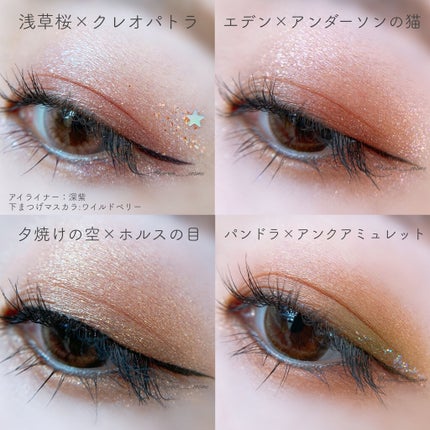 ダイヤモンドシリーズ 星空リキッドアイシャドウ/ZEESEA/リキッドアイシャドウを使ったクチコミ(5枚目)