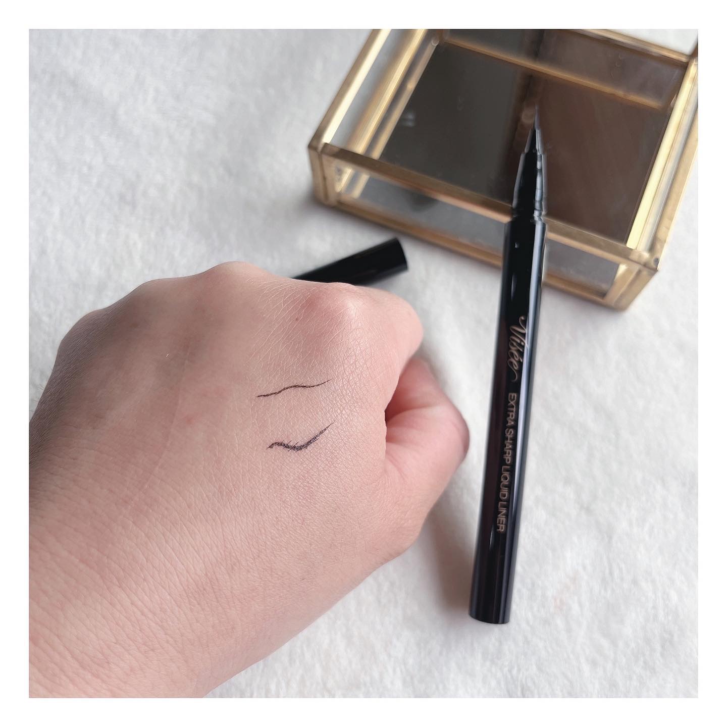 エクストラシャープ リキッドライナー/Visée/リキッドアイライナーを使ったクチコミ（3枚目）