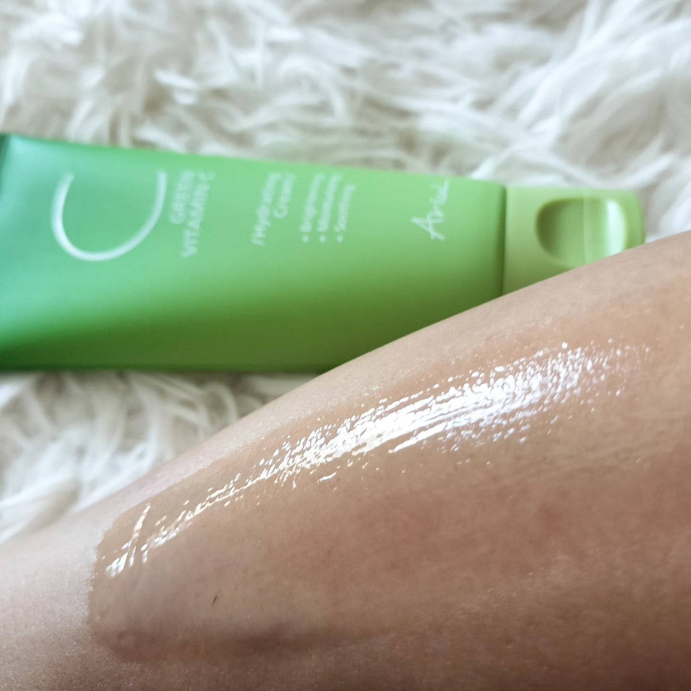 アリウル グリーンビタミンC ハイドレーティングクリーム/Ariul/フェイスクリームを使ったクチコミ(4枚目)