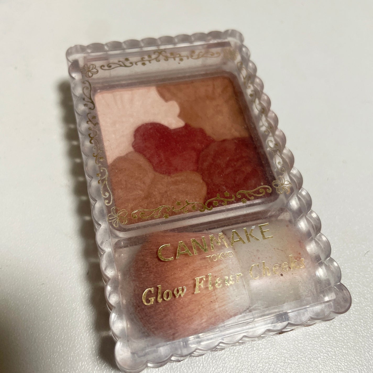 グロウフルールチークス/キャンメイク/パウダーチークを使ったクチコミ(1枚目)