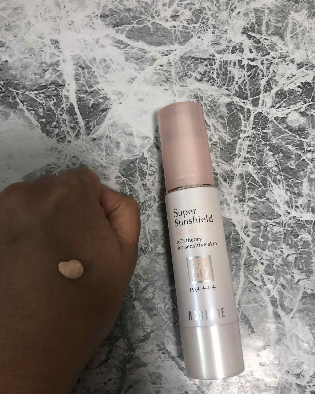 スーパーサンシールド ブライトヴェール/ACSEINE/化粧下地を使ったクチコミ(3枚目)