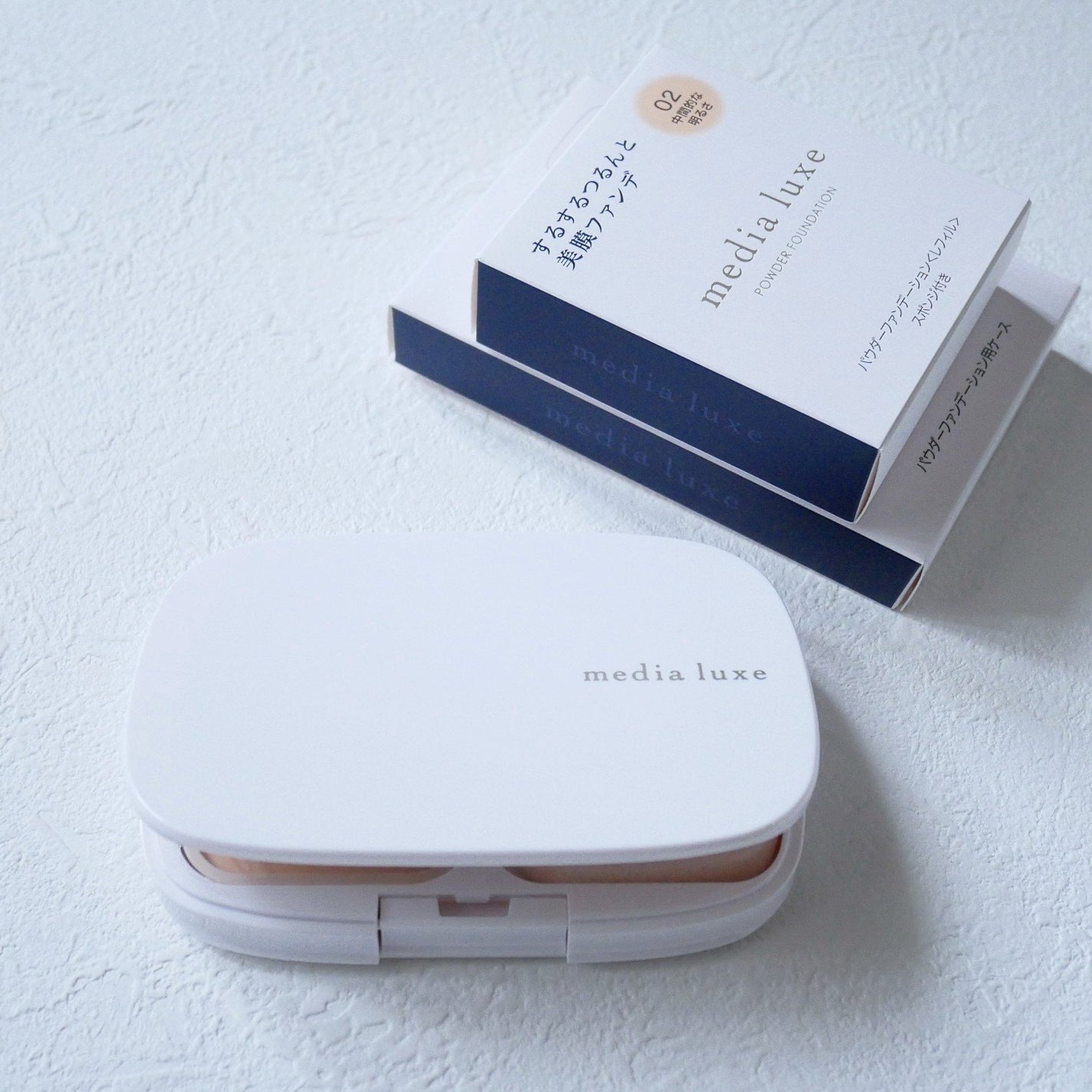 パウダーファンデーション/media luxe/パウダーファンデーションを使ったクチコミ(1枚目)