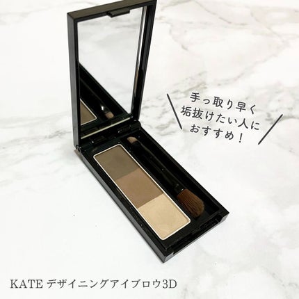 ケイト デザイニングアイブロウ3D/KATE/パウダーアイブロウを使ったクチコミ(1枚目)