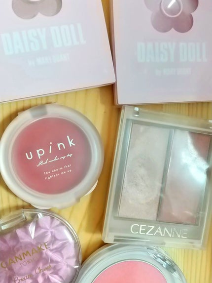 ドリーミーグロウチーク /upink/ジェル・クリームチークを使ったクチコミ(1枚目)